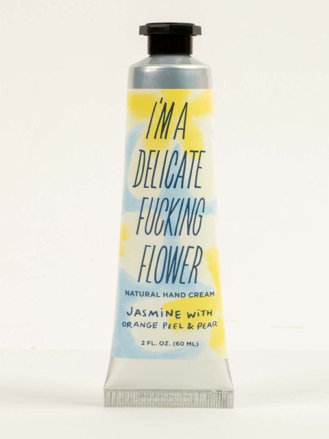 BLUEQ "I'm A Delicate Fucking Flower Natural Hand Cream - Jasmine With Orange Peel & Pear BLUEQ