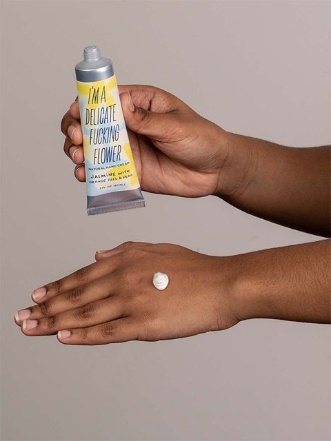 BLUEQ "I'm A Delicate Fucking Flower Natural Hand Cream - Jasmine With Orange Peel & Pear BLUEQ