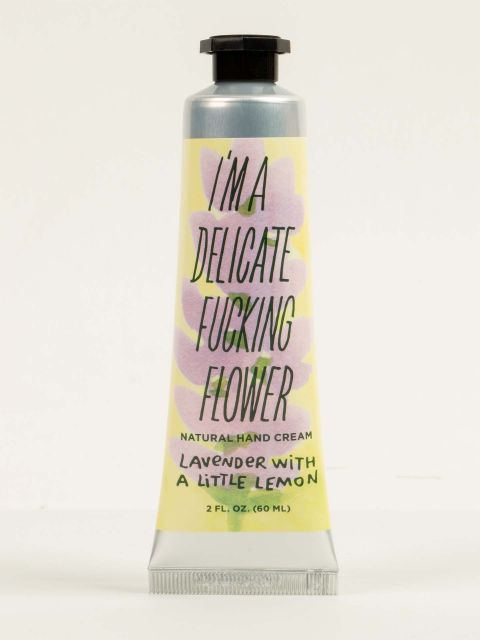 BLUEQ "I'm A Delicate Fucking Flower Natural Hand Cream - Lavender With A Little Lemon BLUEQ