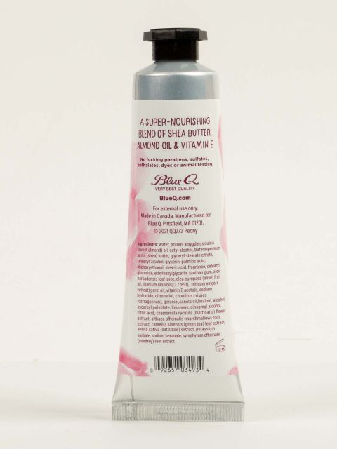 BLUEQ "I'm A Delicate Fucking Flower Natural Hand Cream - Peony With A Pop Of Geranium BLUEQ