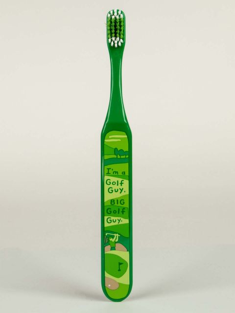 BlueQ "I'm A Golf Guy. Big Golf Guy."Toothbrush BLUEQ