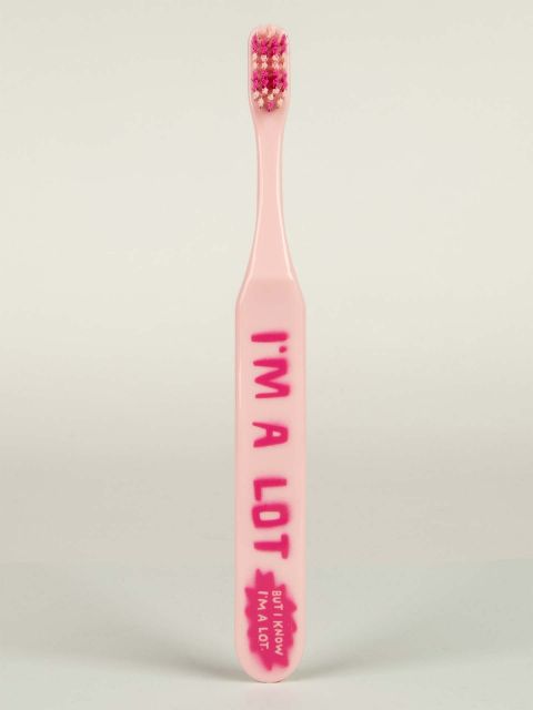 BlueQ "I'm A Lot But I Know I'm A Lot." Toothbrush BLUEQ