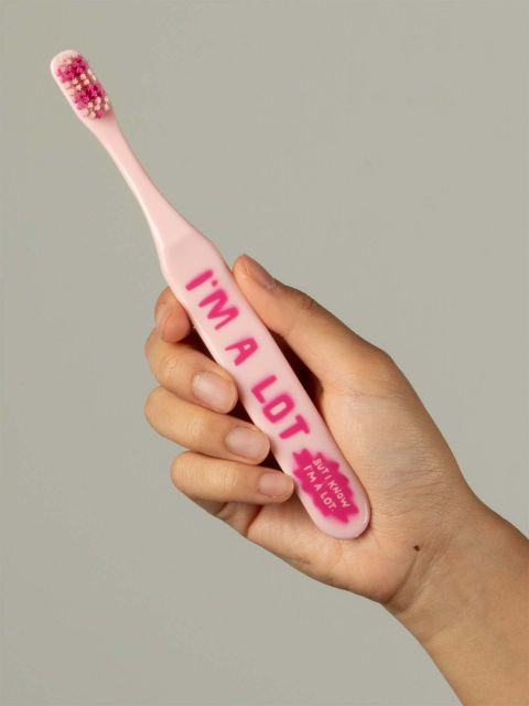 BlueQ "I'm A Lot But I Know I'm A Lot." Toothbrush BLUEQ