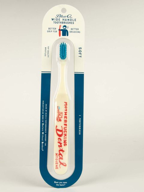 BlueQ "Motherfucking Dental Hygiene" Toothbrush BLUEQ