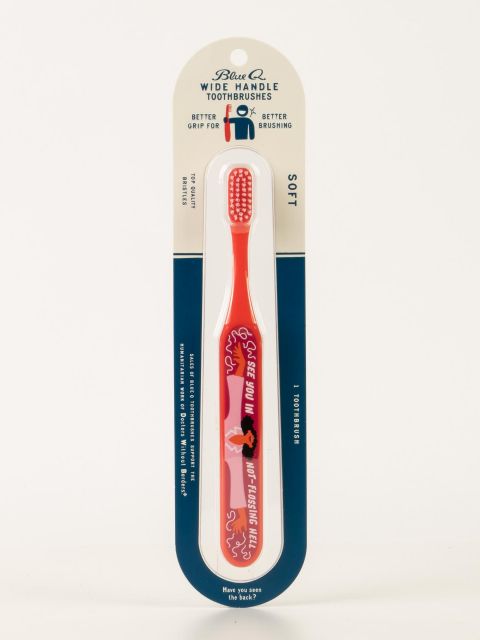 BlueQ "See You In Not-Flossing Hell" Toothbrush BLUEQ