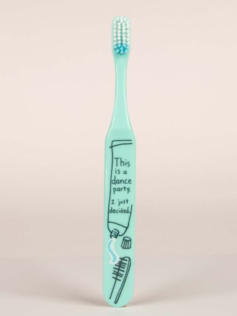 BlueQ "This Is A Dance Party. I Just Decided." Toothbrush BLUEQ