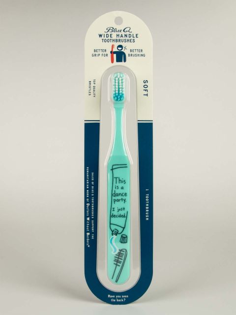 BlueQ "This Is A Dance Party. I Just Decided." Toothbrush BLUEQ