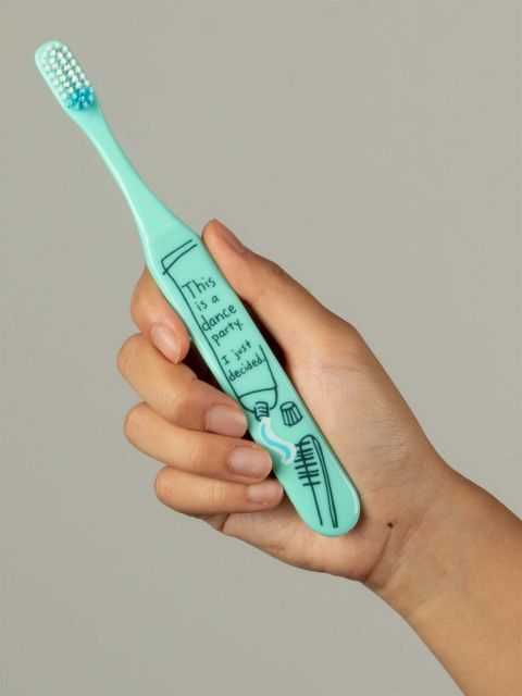 BlueQ "This Is A Dance Party. I Just Decided." Toothbrush BLUEQ