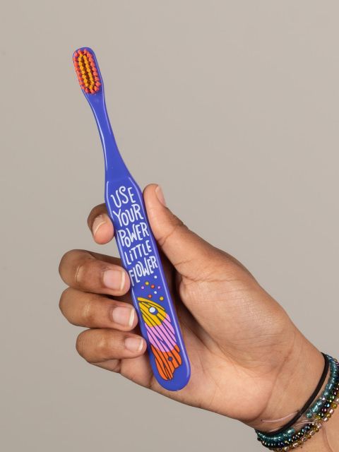 BlueQ "Use Your Power Little Flower." Toothbrush BLUEQ