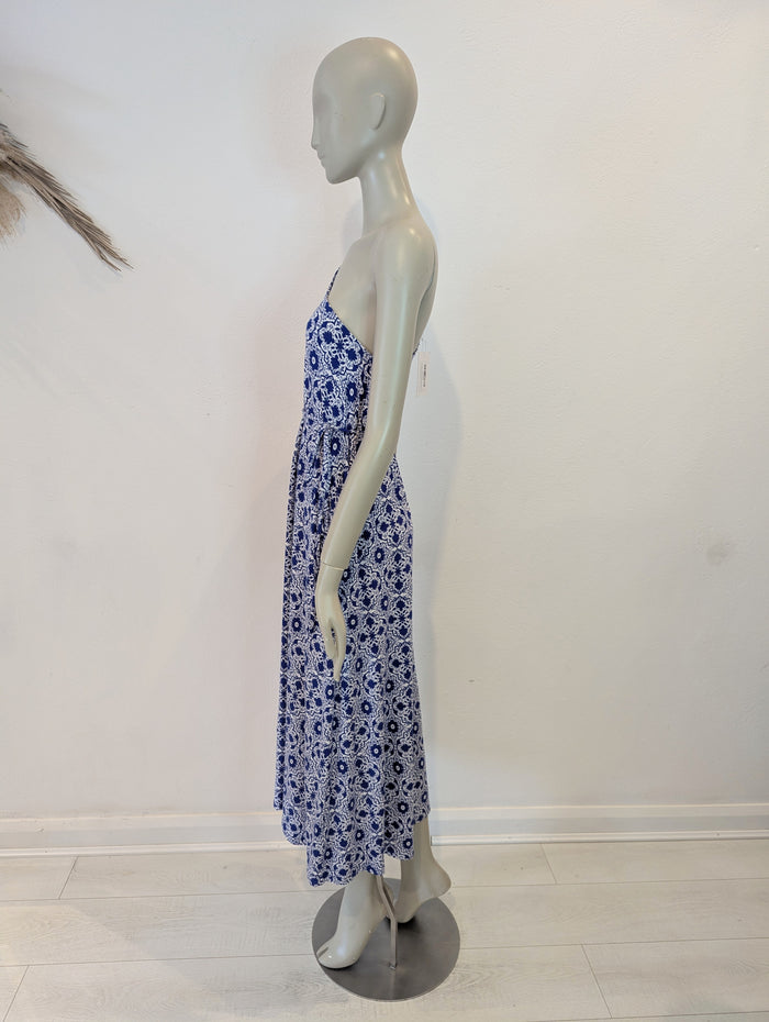 Boden blue off shoulder dress 10