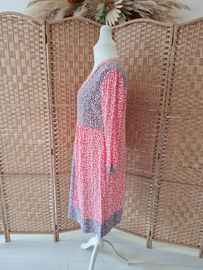 Boden Pink print Dress 14