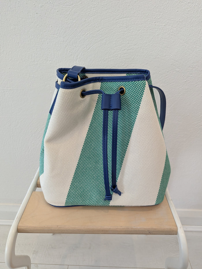 Boden striped bucket bag RRP £70