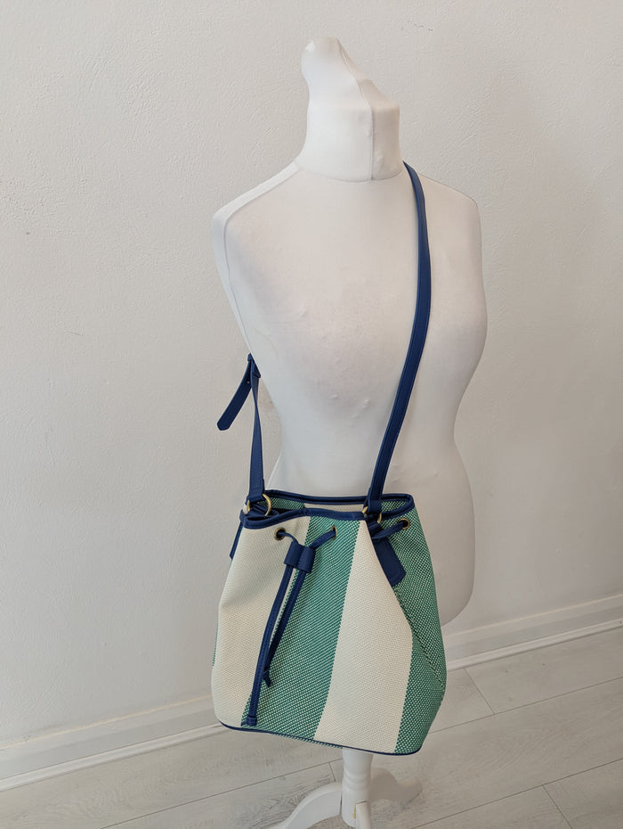 Boden striped bucket bag RRP £70