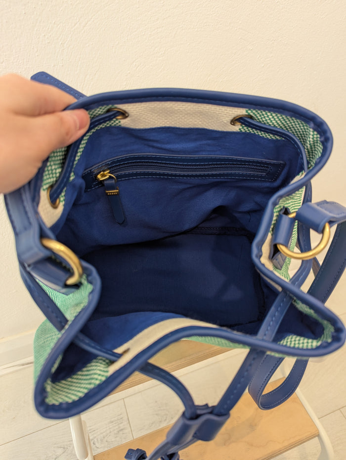Boden striped bucket bag RRP £70