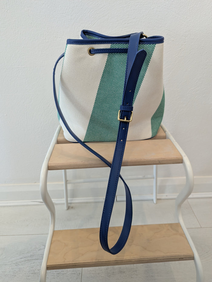 Boden striped bucket bag RRP £70