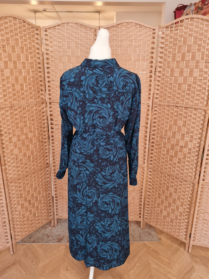 Boden Teal Shirt Dress 16