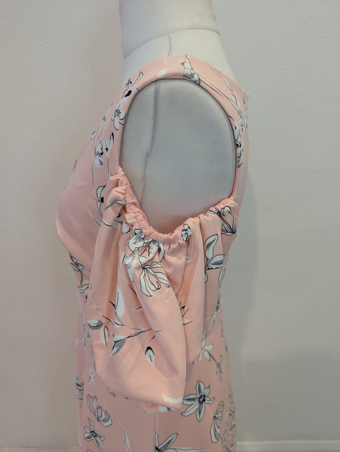 Bodyflirt pink floral dress M