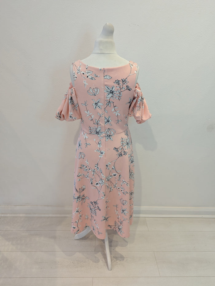Bodyflirt pink floral dress M