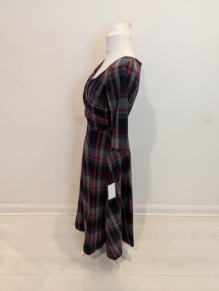 Bombshell London Tartan Dress 12 NWT RRP £189