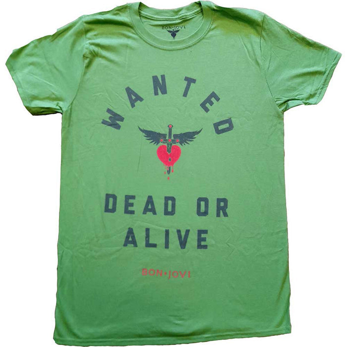 Bon Jovi Unisex T-Shirt - Wanted Rock Off
