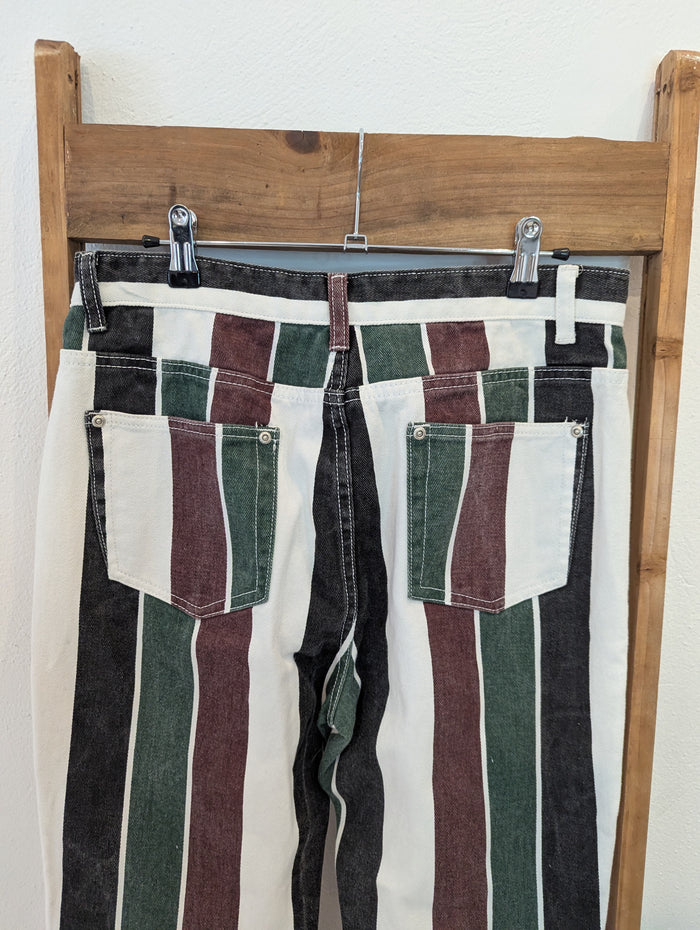 BooHoo Stripe Jeans 12 NWT