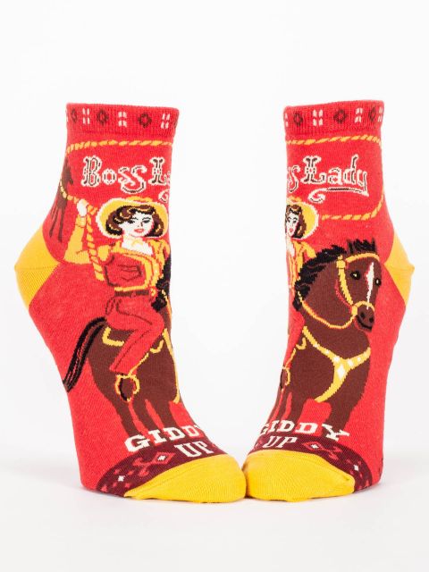 Boss Lady W-Ankle Socks BLUEQ