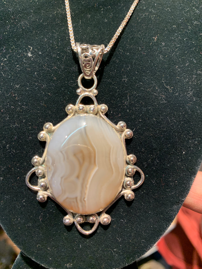 Botswana Agate Pendant