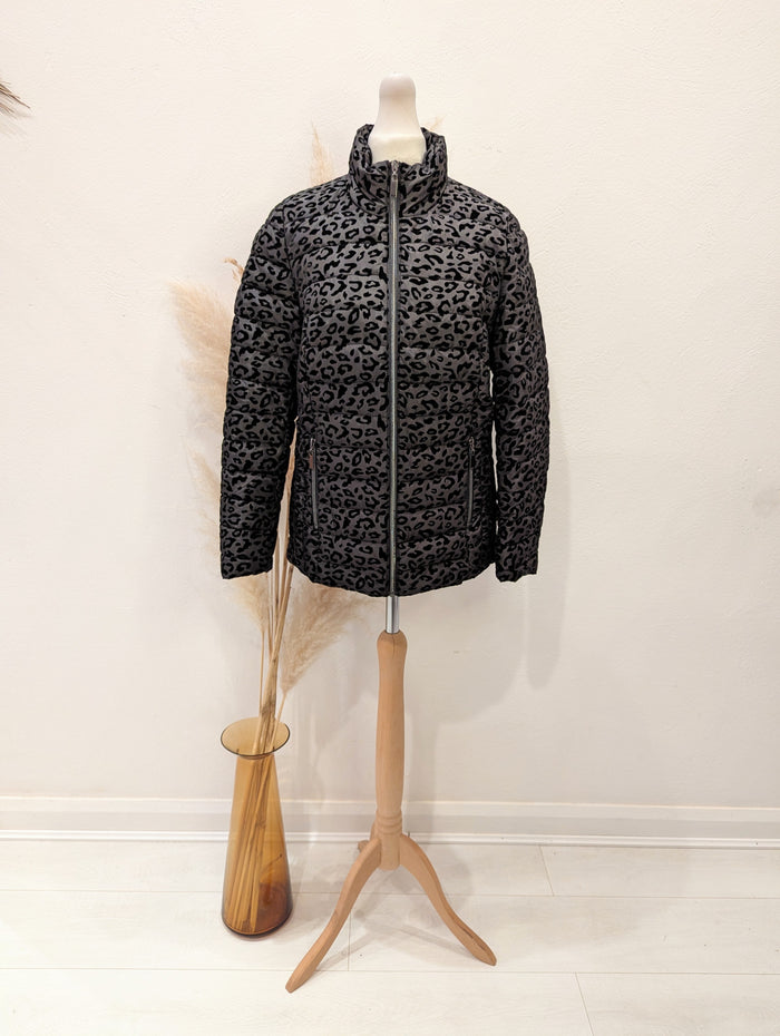 Brandtex Classics Black Leopard Jacket S