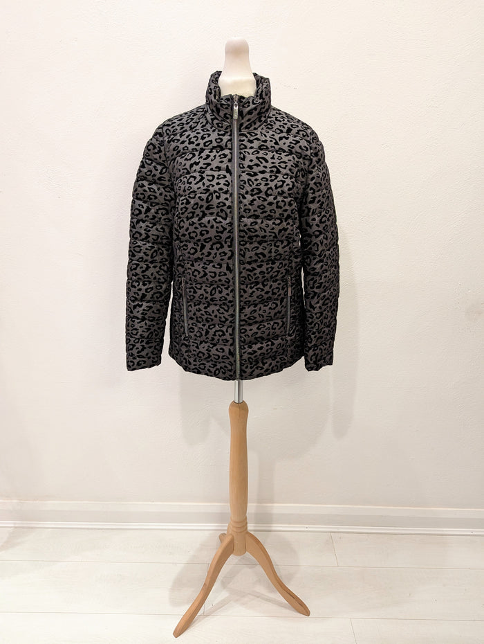 Brandtex Classics Black Leopard Jacket S