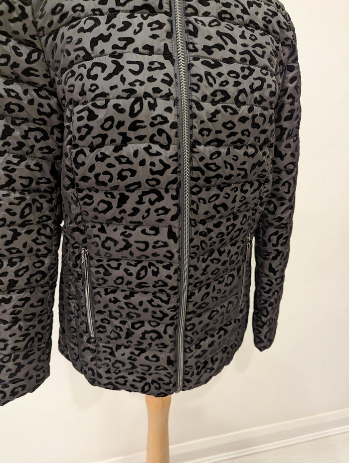 Brandtex Classics Black Leopard Jacket S