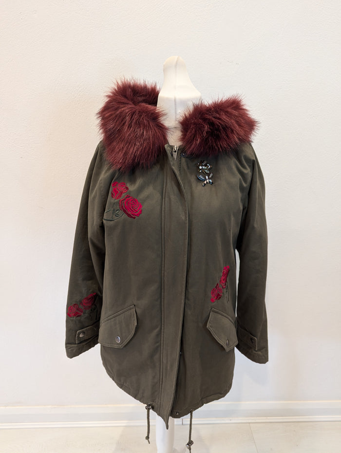 Brave Soul Green Parka 14