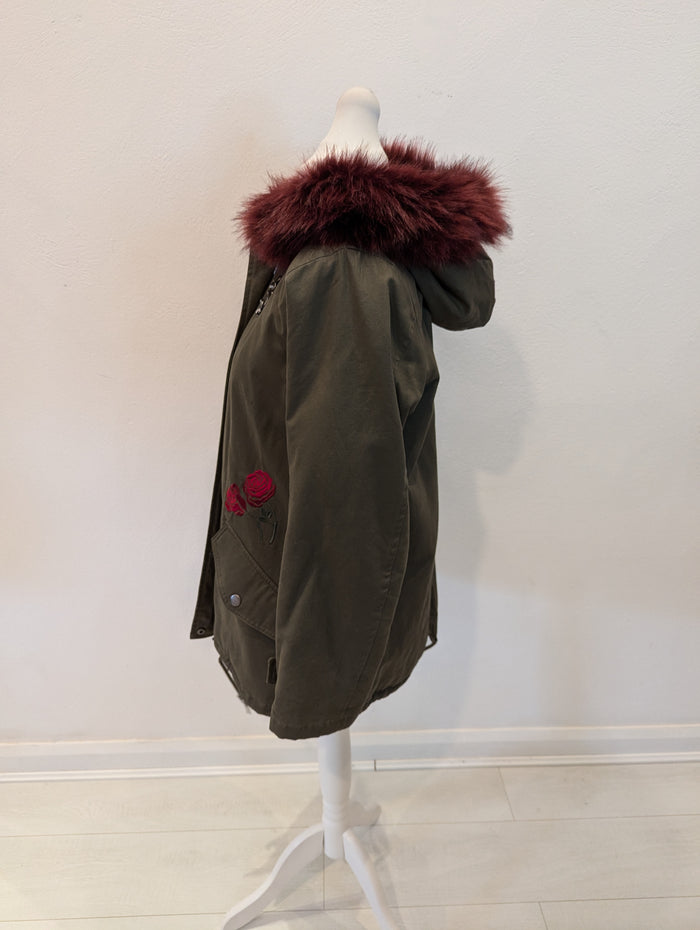 Brave Soul Green Parka 14