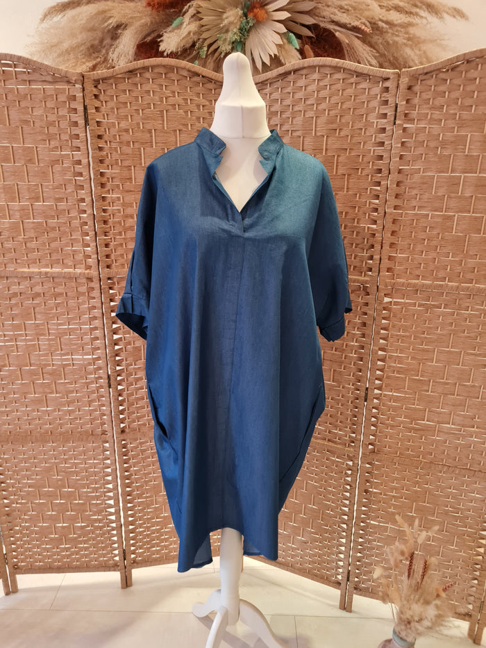 Bubblee Denim Dress L New RRP £75