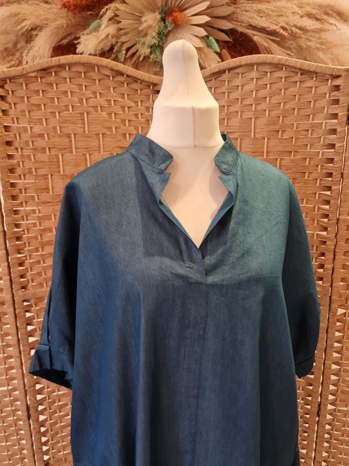 Bubblee Denim Dress L New RRP £75