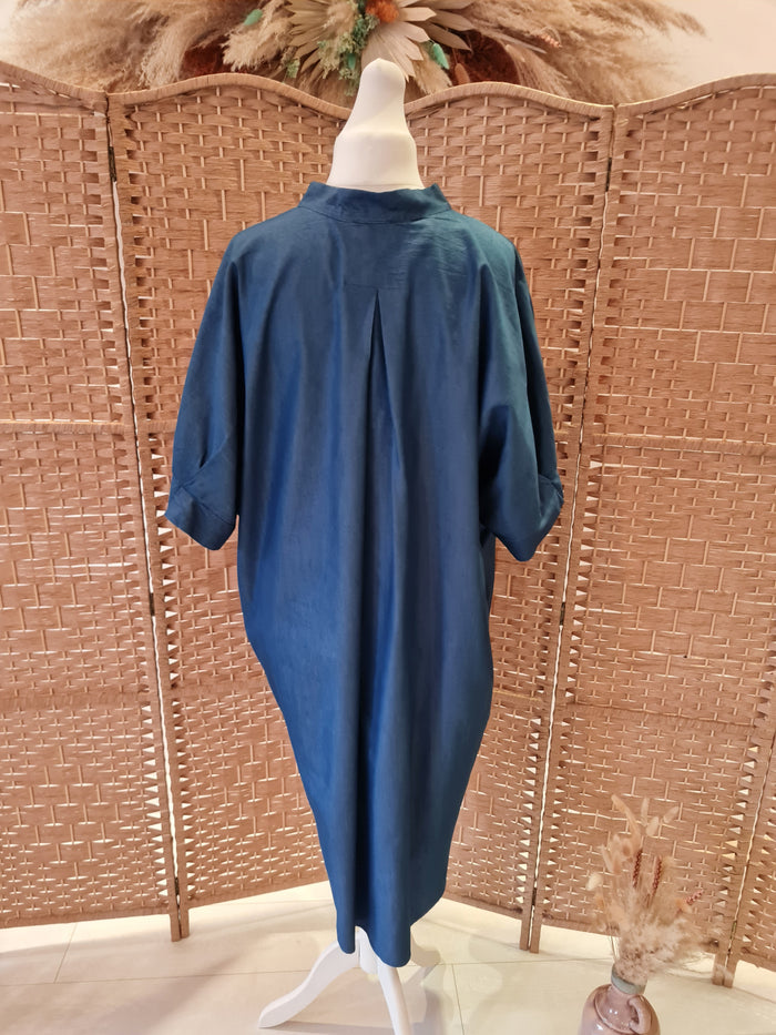 Bubblee Denim Dress L New RRP £75