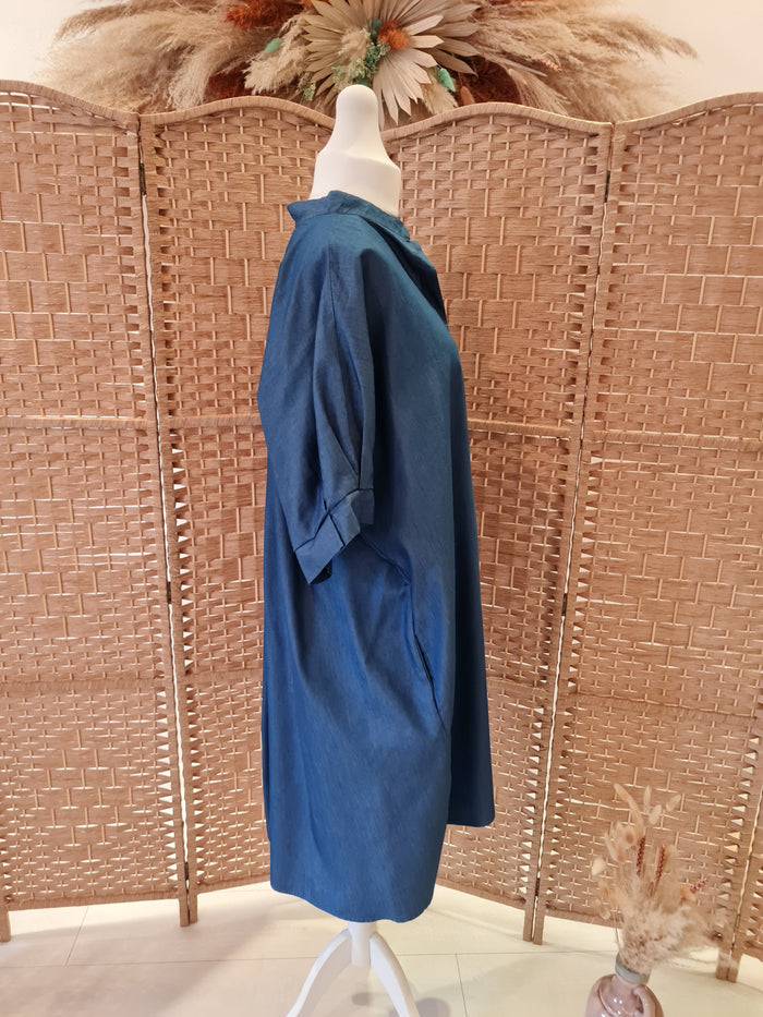 Bubblee Denim Dress L New RRP £75