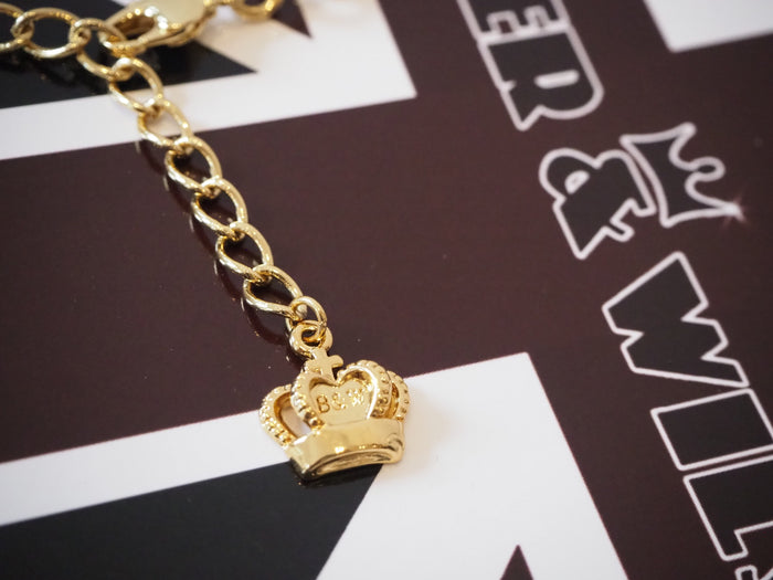 Butler & Wilson Gold Multi Colour Disc Necklace