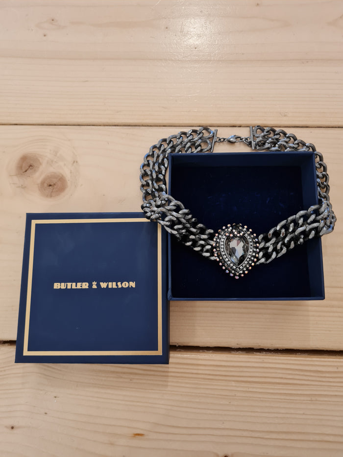 Butler & Wilson Grey Choker