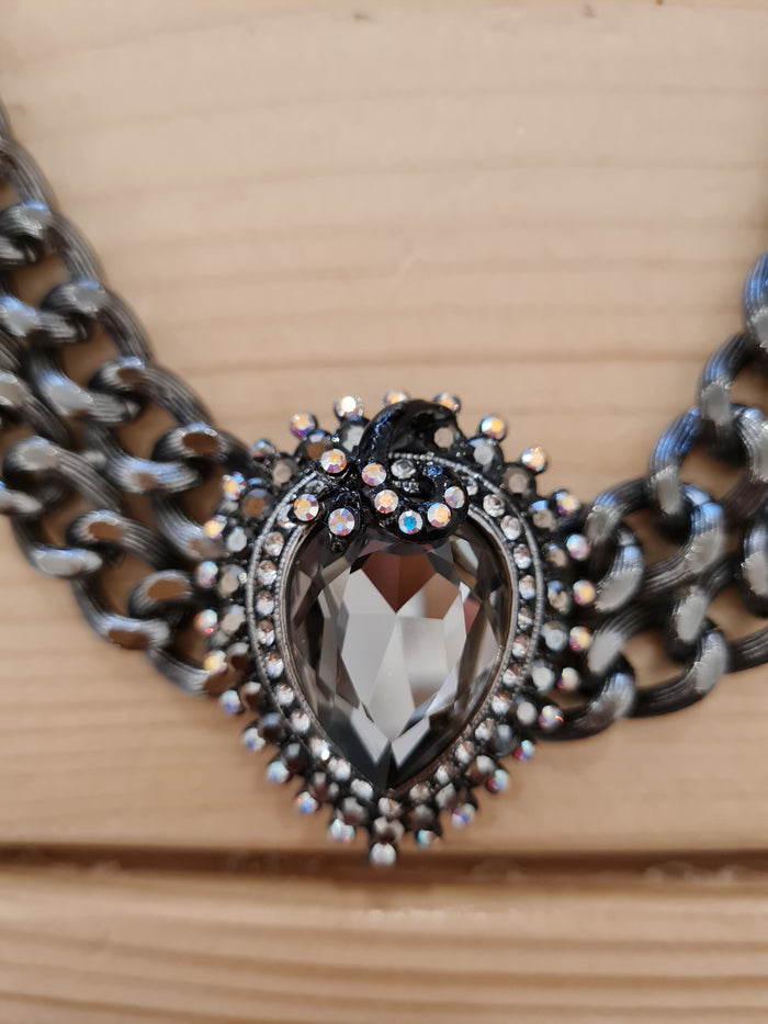 Butler & Wilson Grey Choker
