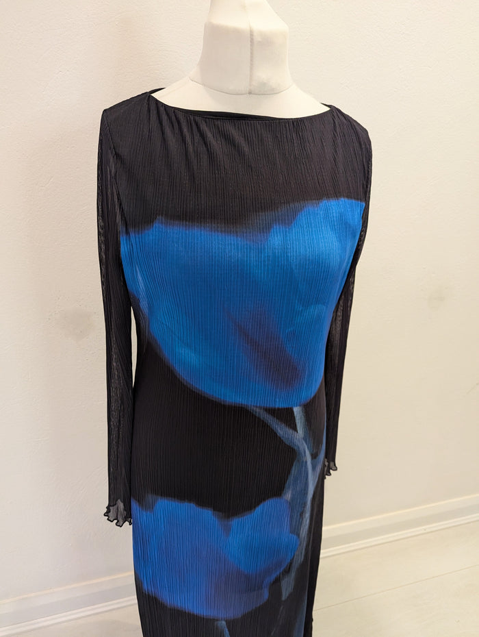 By Anthropologie Blue Tulip Dress L