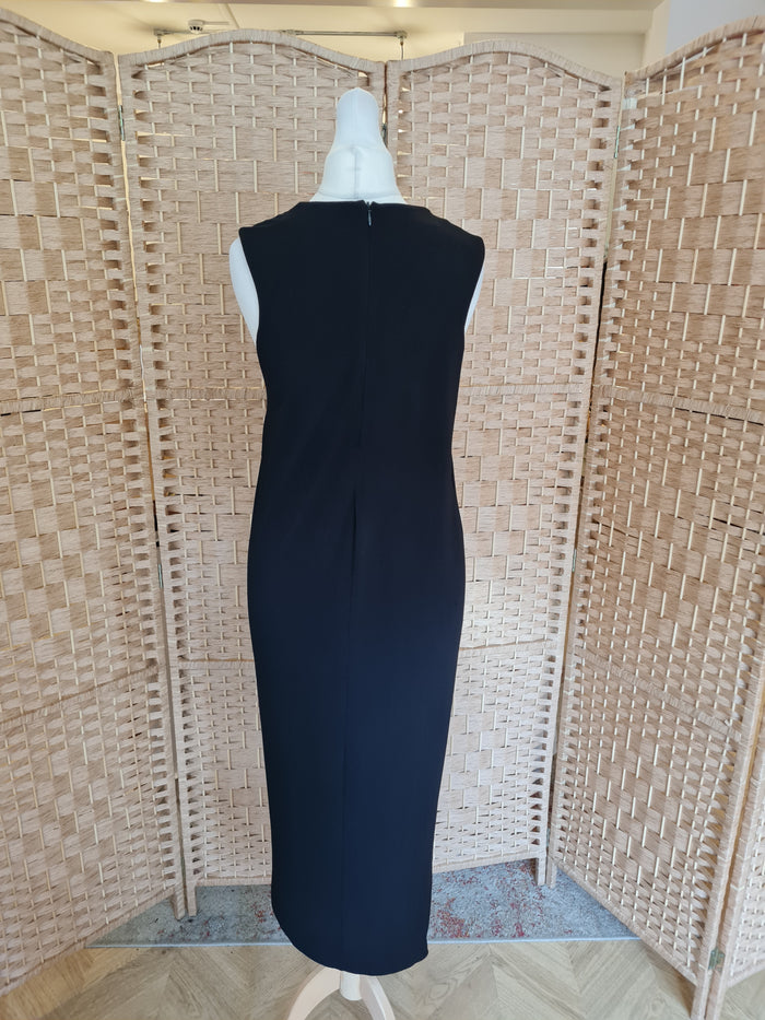 By Malene Birger Black Draped Maxi Size 10