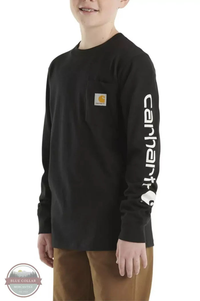 CA6458 Long Sleeve Graphic Pocket Shirt