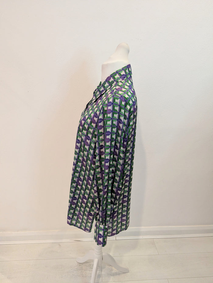 Camelot Green Geometric Shirt 14