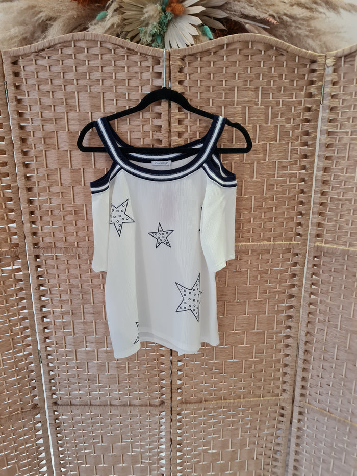 Cannella Star Print Top Medium