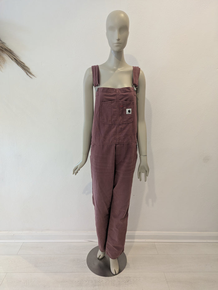 Carhartt mauve overalls L NWT £155