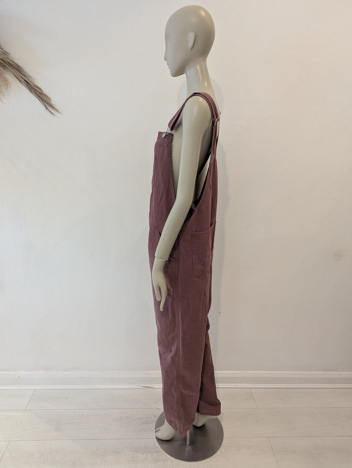 Carhartt mauve overalls L NWT £155