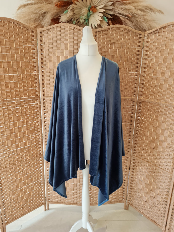 Carmen cape in petrol one size