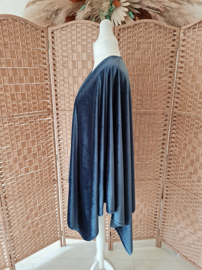 Carmen cape in petrol one size