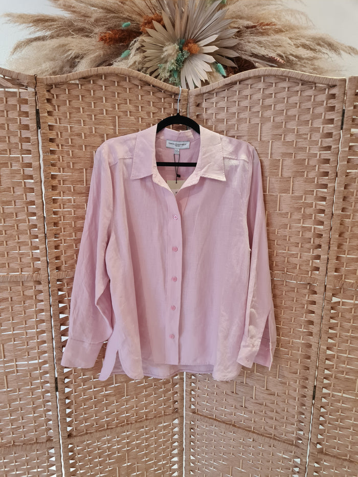 Carolyn Donnelly Pink Shirt M NWT