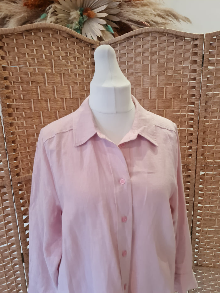 Carolyn Donnelly Pink Shirt M NWT